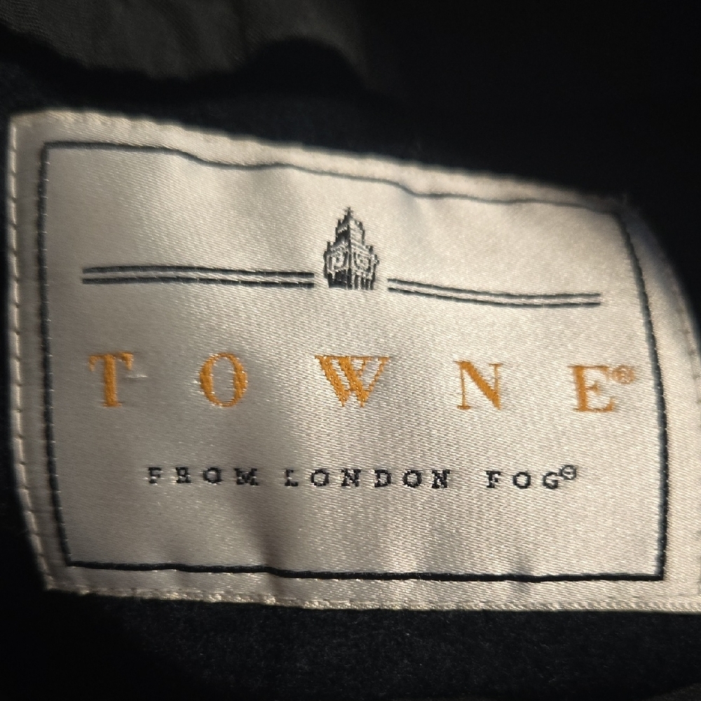 London Fog Charcoal Trench Coat - Picture 2 of 4